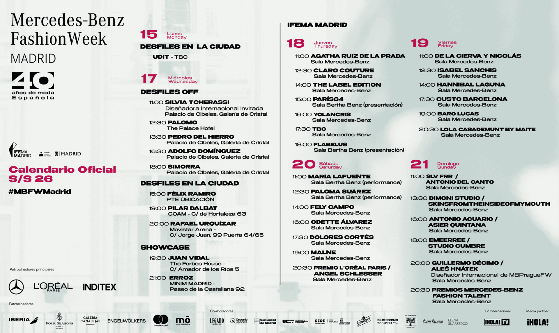 Noticias Pasarela Española